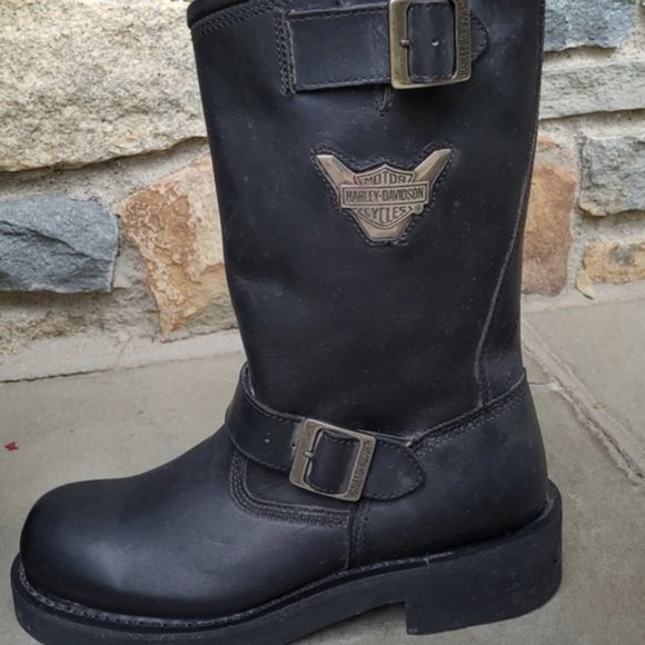 Men\'s size 7 mega conductor motorcycle boots leather main image 4